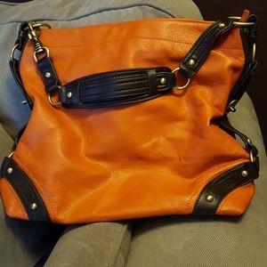 Purse - Large burnt orange